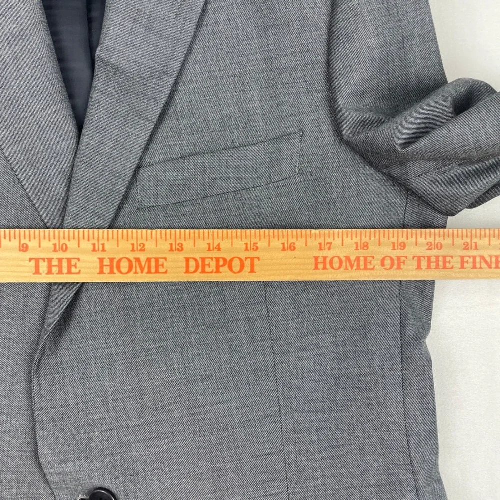 Brooks Brothers 1818 Regent Grey Wool 2 Piece Suit Mens 40 Long 33W 31L